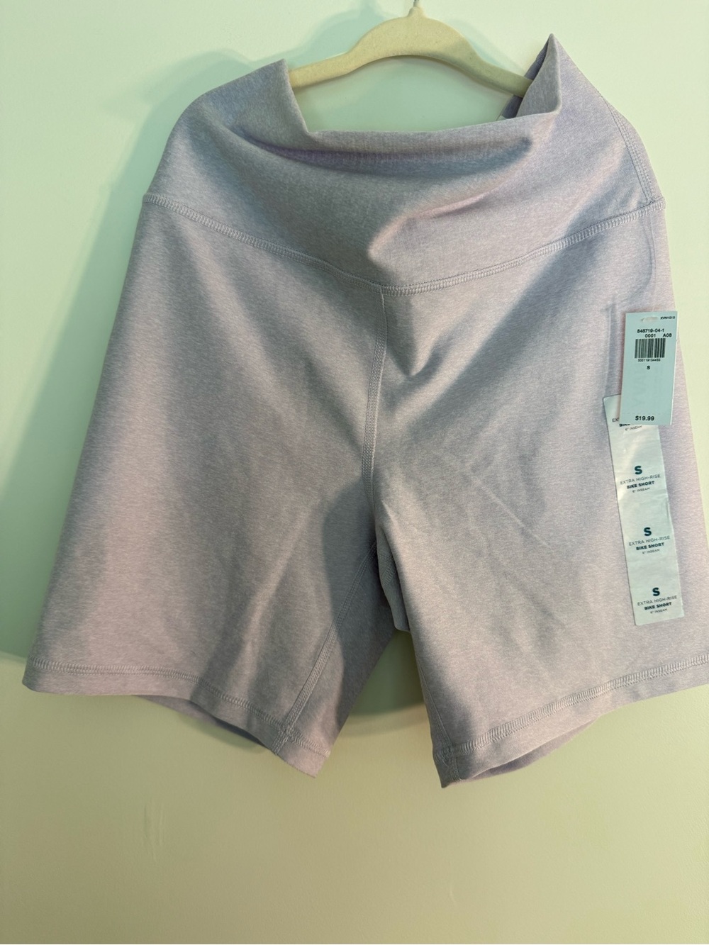 Old Navy Soft Lavender High-Rise Bike Shorts